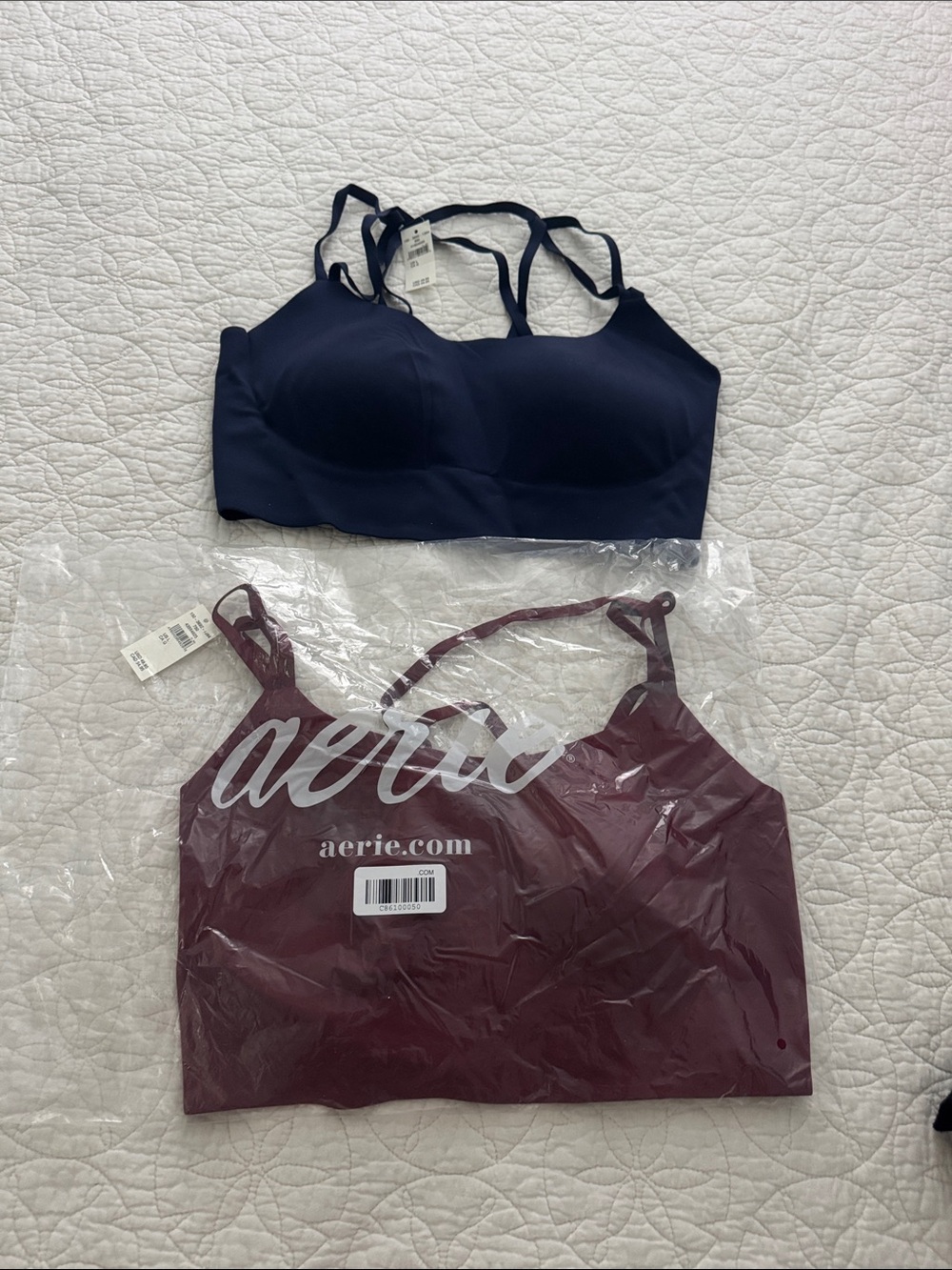 NWT OFFLINE by Aerie Real Me Hold Me Up! Strappy Sports Bra Large - Picture 3 of 5